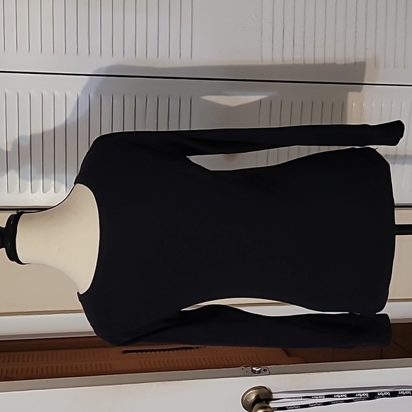 Live Life by Sanctuary Black Woman's Size Small ribbed long sleeved shirt - Picture 4 of 6